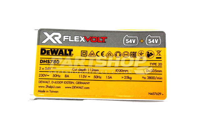DeWalt DHS780 Type 20 Mitre Saw Spare Parts