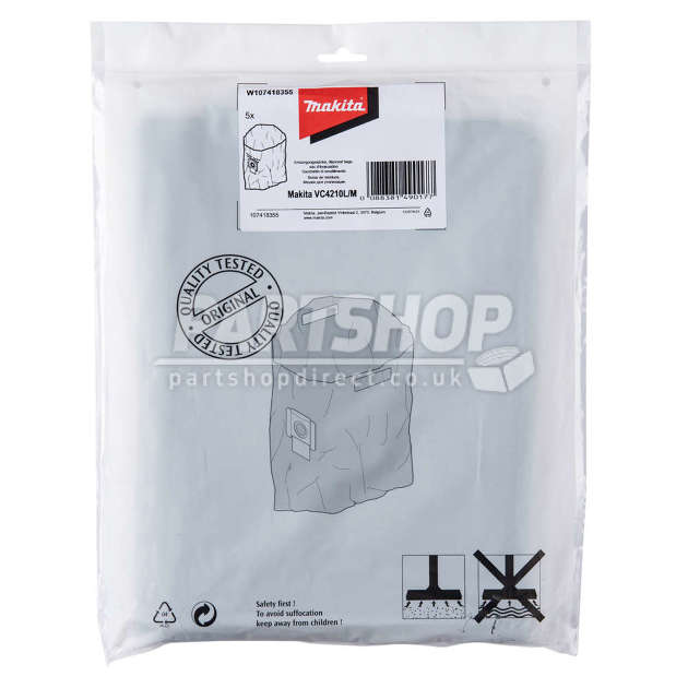 Makita VC4210M 110 & 240 Volt Wet & Dry M-class 42l Dust Extractor Spare Parts