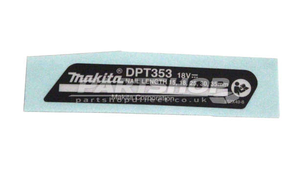 Makita DPT353 Cordless 23-gauge Pin Nailer 18v Spare Parts
