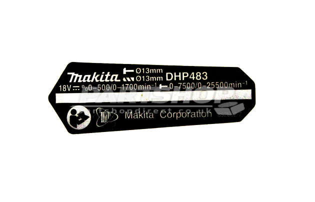 Makita DHP483 18v Brushless Cordless Combi-drill Spare Parts
