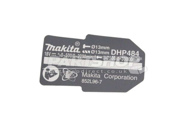Makita DHP484 2-speed Brushless Combi-drill Spare Parts