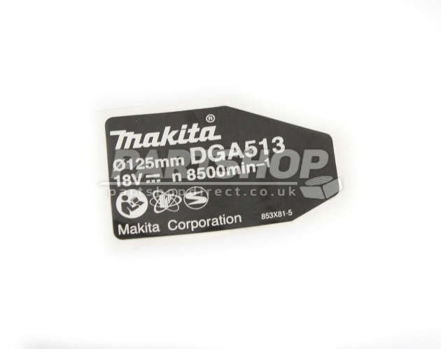 Makita DGA513 Cordless Brushless 125mm Angle Grinder 18v Spare Parts