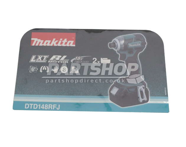 Makita DTD148 Cordless Brushless 1/4'' Impact Driver 18v Spare Parts