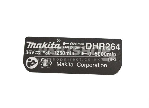Makita DHR264 36 Volt Lxt Sds+ Plus Cordless Rotary Hammer Drill Spare Parts