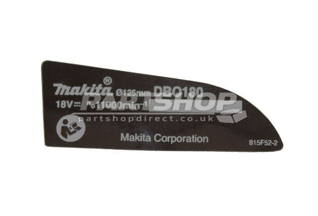 Makita DBO180 Cordless Lxt 125mm Random Orbital Sander 18v Spare Parts