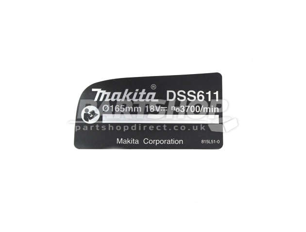 Makita DSS611 Cordless 18v 165mm Circular Saw Spare Parts