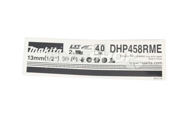 Makita DHP458 Cordless Hammer Driver Drill Spare Parts
