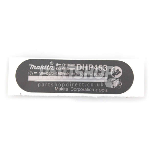 Makita DHP453 18v Lxt Cordless Combi-drill Spare Parts