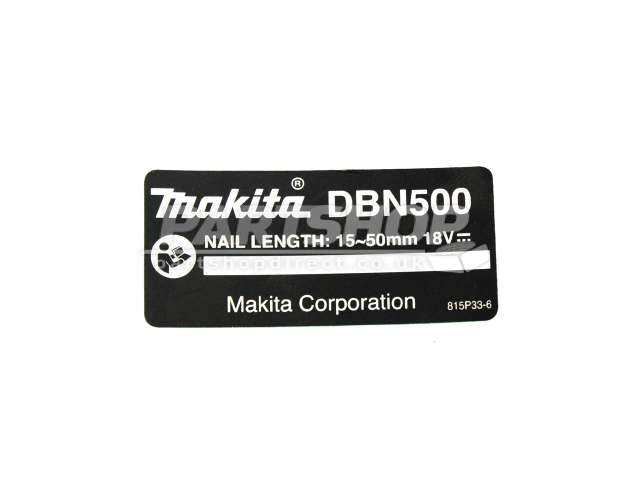 Makita DBN500 18v Cordless Brad Nailer 50mm Spare Parts