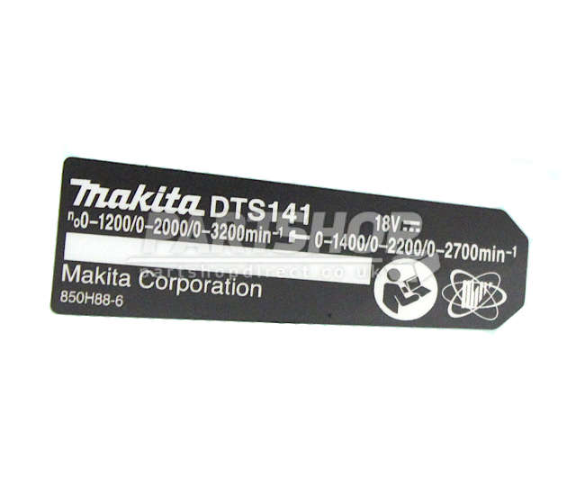 Makita DTS141ZJ Cordless Oil-pulse Driver Spare Parts