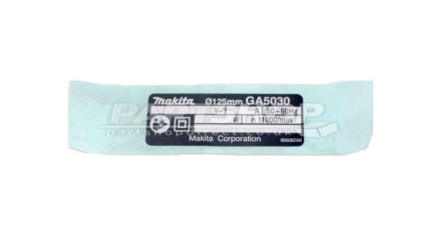 Makita GA5030 Corded 125mm Angle Grinder 110v & 240v Spare Parts