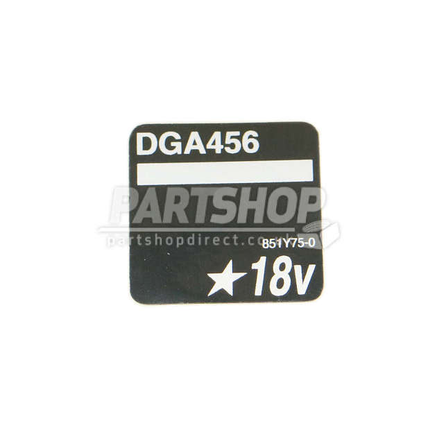 Makita DGA456Z Cordless Angle Grinder Spare Parts