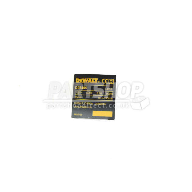DeWalt D25405K Type 2 Rotary Hammer Spare Parts