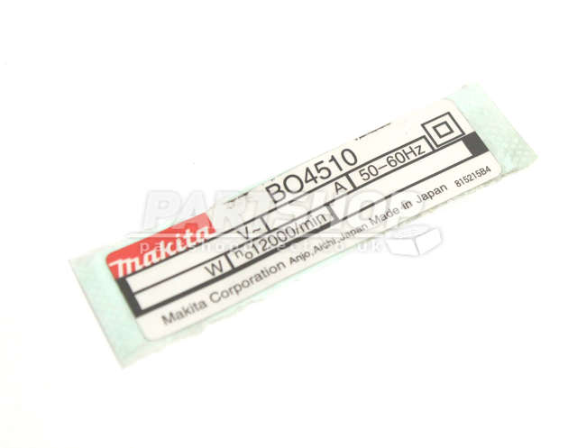 Makita BO4510 Corded Orbital Sander 240v Spare Parts