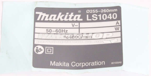 Makita LS1040 Corded 260mm Mitre Saw 110v & 240v Spare Parts