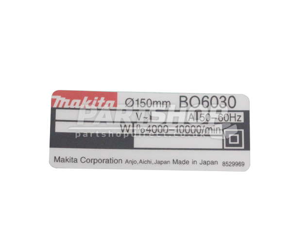 Makita BO6030 Corded 150mm Orbital Sander Variable Speed 110v & 240v Spare Parts