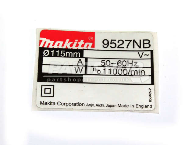 Makita 9527NB Corded (4.5'') Angle Grinder 110v & 240v Spare Parts