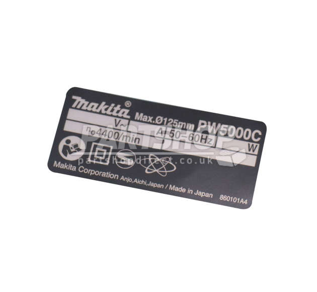 Makita PW5000C Corded 100mm Wet Stone Polisher 110v Spare Parts