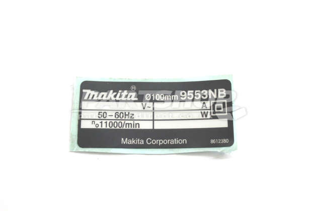 Makita 9553NB Corded 100mm (4'') Angle Grinder 110v & 240v Spare Parts