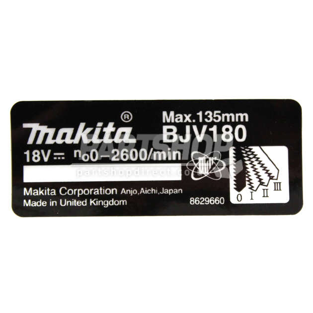 Makita BJV180 Cordless Jigsaw Cutter Spare Parts
