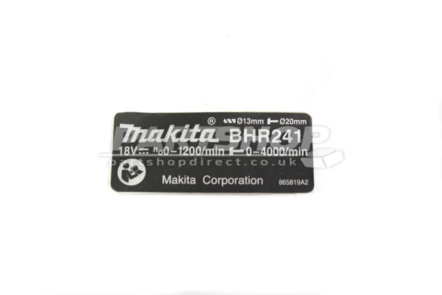 Makita BHR241 18v Li-ion Cordless Rotary Hammer Spare Parts