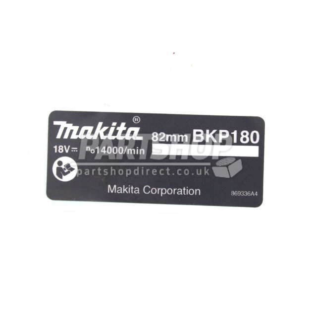 Makita BKP180 18v 82mm Cordless Planer Spare Parts