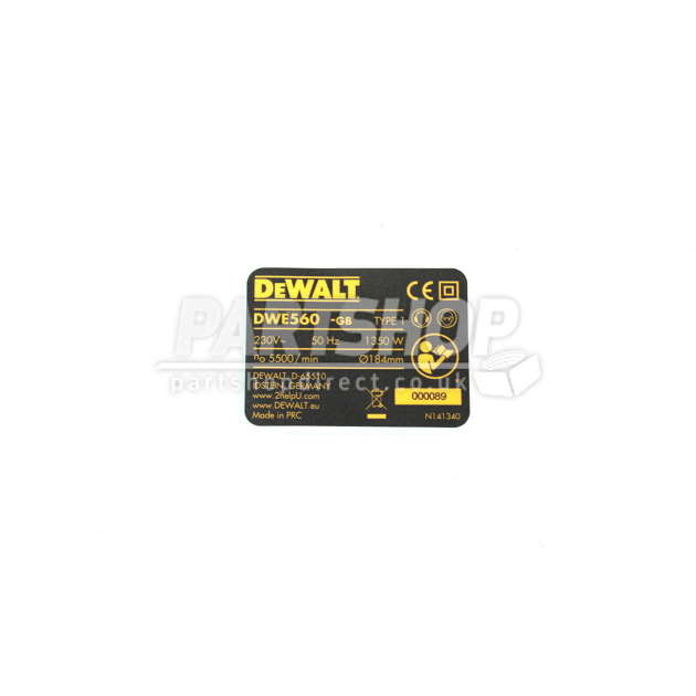 DeWalt DWE560 Type 1 Circular Saw Spare Parts