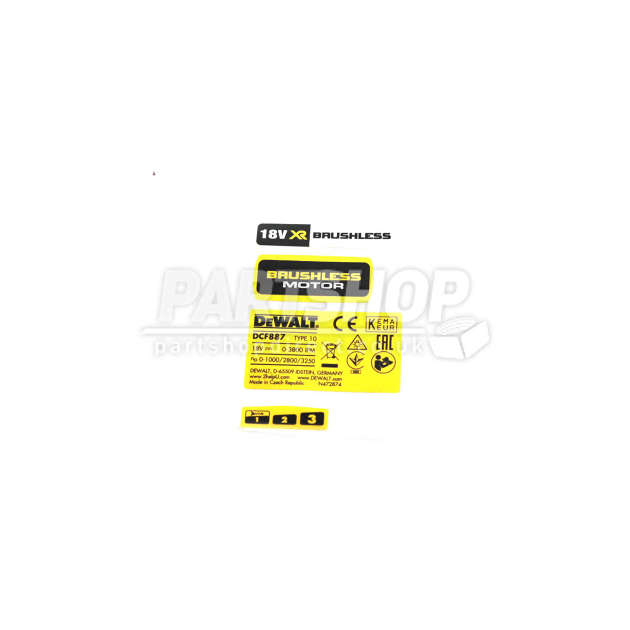 DeWalt DCF887 Type 10 Impact Driver Spare Parts