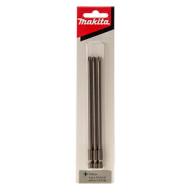 Makita P67795 Makita Autofeed Collated Screwdriver Bit Ph2 Pack Of 3