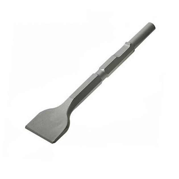 Burin Plat Makita D-29228 Pour Marteau Hex, 410 Mm, 75 Mm, Idéal Béton