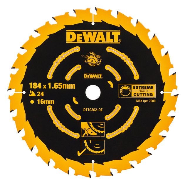 DeWalt DT10302 Corded Extreme Framing Circular Saw Blade 184mm X 16mm