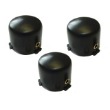 Pack of 3 Replacement Single Line Bump Feed Orange Strimmer Cover Spool Cap