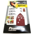 Mouse Sanding Sheets Assorted 80g 180g 240g - Pack of 5