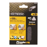 95x95 Detail Mesh Sanding Sheet 120g (Pack of 3)