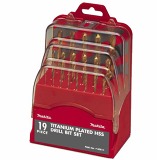 Titanium HSS Straight Fitting 19 Piece Bit Set