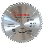 Spartacus 170 x 50T x 16mm Wood Cutting Circular Saw Blade