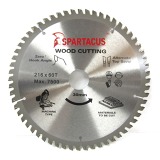 Spartacus 216 x 60T x 30mm Wood Cutting Circular Saw Blade