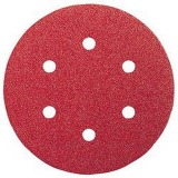 Red Abrasive 40 Grit Disc 150MM Quantity Pack Of 10