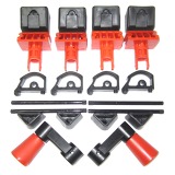 Spare Workmate Parts Pack 4 x Feet Leg Latches Clips And 2 x Handles And Pegs
